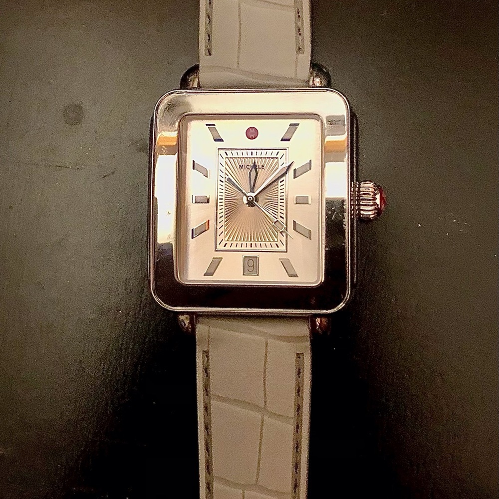 Michele Deco Sport Gray/Silver Watch PRICE DROP